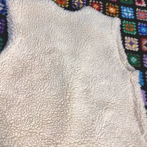 70s vintage Wrangler Junior Sherpa vest